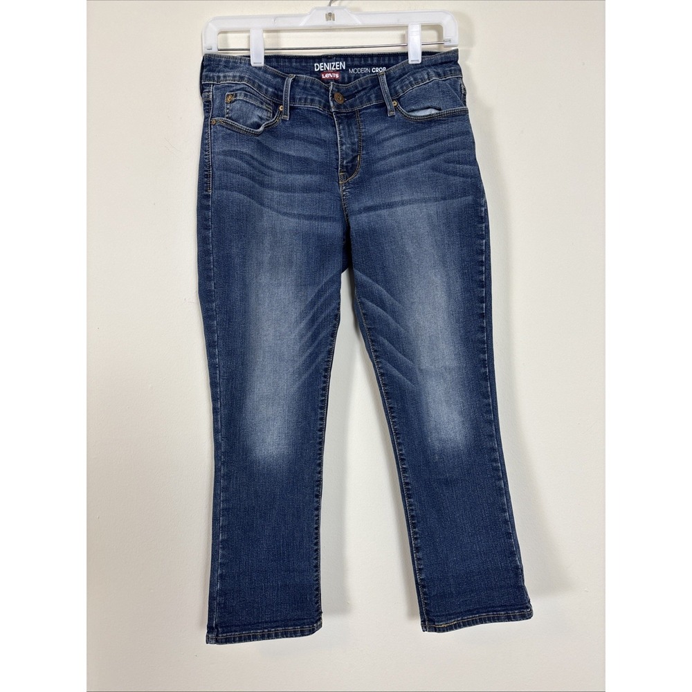 Denizen Levi's Blue Jeans Women's Size 8 - W29 Modern Crop Low Rise Stretch
